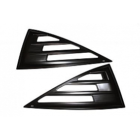 Auto Ventshade (AVS) Window Louver Rear Side Window ABS Plastic Black - 97516