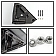 Xtune Exterior Towing Mirror Manual Rectangular Single - 9925092