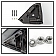Xtune Exterior Towing Mirror Manual Rectangular Single - 9925108