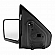 Xtune Exterior Mirror Manual OEM Single - 9935299