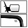Xtune Exterior Mirror Power Rectangular Single - 9935336