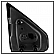 Xtune Exterior Mirror Power Rectangular Single - 9935343