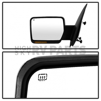 Xtune Exterior Mirror Power Rectangular Single - 9935343-4