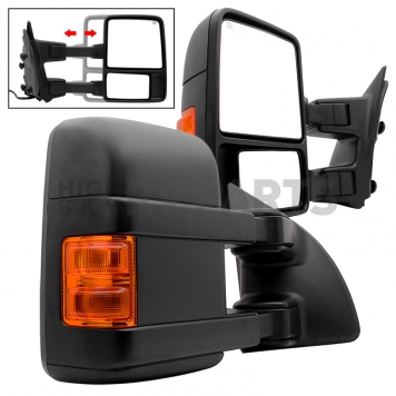 Xtune Exterior Towing Mirror Electric Rectangular Set Of 2 - 9935459