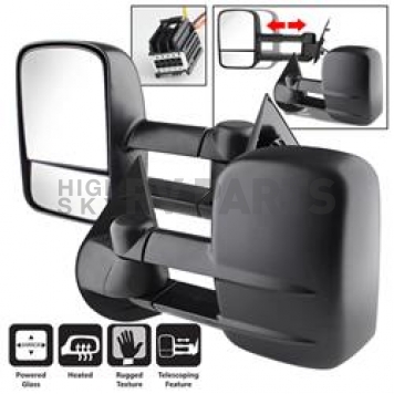 Xtune Exterior Towing Mirror Manual OEM Set Of 2 - 9935701