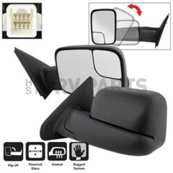 Xtune Exterior Towing Mirror Electric OEM Set Of 2 - 9935732