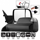 Xtune Exterior Towing Mirror Electric OEM Set Of 2 - 9935770