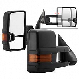 Xtune Exterior Towing Mirror Manual Rectangular Set Of 2 - 9936661