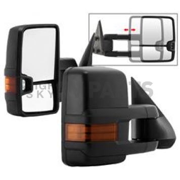 Xtune Exterior Towing Mirror Manual Rectangular Set Of 2 - 9936661