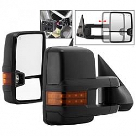 Xtune Exterior Towing Mirror Electric Rectangular Set Of 2 - 9936678