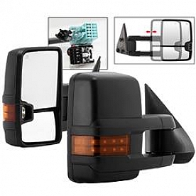 Xtune Exterior Towing Mirror Electric Rectangular Set Of 2 - 9936685