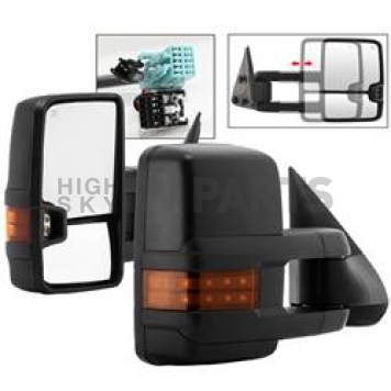 Xtune Exterior Towing Mirror Electric Rectangular Set Of 2 - 9936685