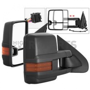 Xtune Exterior Towing Mirror Electric Rectangular Set Of 2 - 9936708