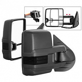 Xtune Exterior Towing Mirror Electric Rectangular Set Of 2 - 9936722