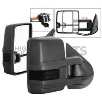 Xtune Exterior Towing Mirror Electric Rectangular Set Of 2 - 9936722