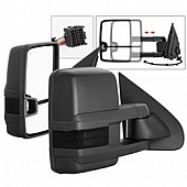 Xtune Exterior Towing Mirror Electric Rectangular Set Of 2 - 9936739