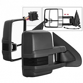 Xtune Exterior Towing Mirror Electric Rectangular Set Of 2 - 9936739