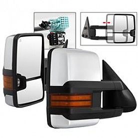 Xtune Exterior Towing Mirror Electric Rectangular Set Of 2 - 9936753