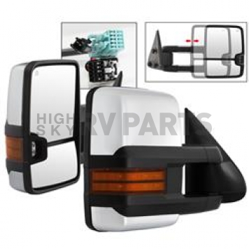 Xtune Exterior Towing Mirror Electric Rectangular Set Of 2 - 9936753