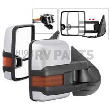 Xtune Exterior Towing Mirror Electric Rectangular Set Of 2 - 9936760