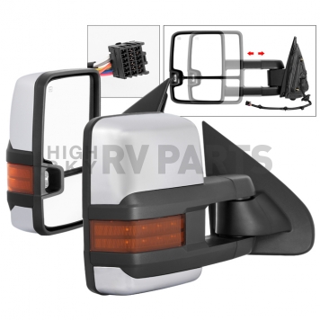Xtune Exterior Towing Mirror Electric Rectangular Set Of 2 - 9936777