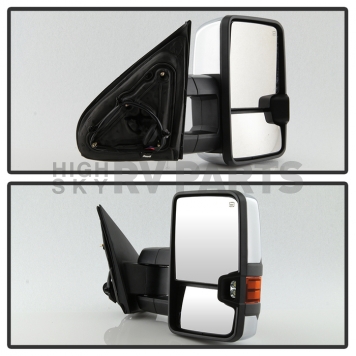 Xtune Exterior Towing Mirror Electric Rectangular Set Of 2 - 9936777-1