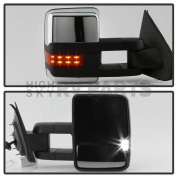 Xtune Exterior Towing Mirror Electric Rectangular Set Of 2 - 9936777-2
