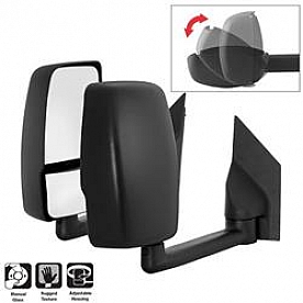 Xtune Exterior Mirror Manual Rectangular Set Of 2 - 9942723