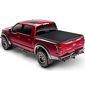 Truxedo Tonneau Cover Hard Roll-Up Black Matte Woven Fabric Over Aluminum Slats - 1557016