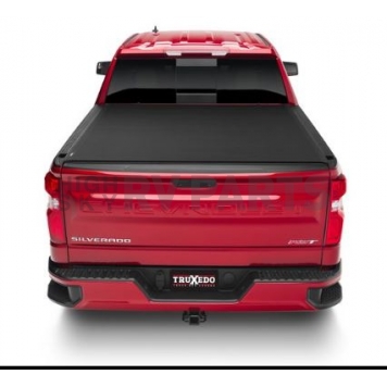 Truxedo Tonneau Cover Hard Roll-Up Black Matte Woven Fabric Over Aluminum Slats - 1572816