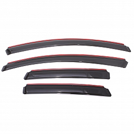Auto Ventshade (AVS) Rainguard - Smoke Acrylic Set Of 4 - 194389
