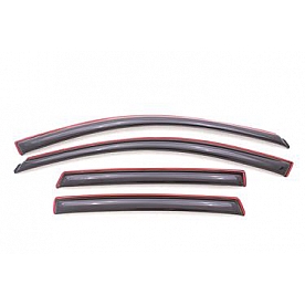 Auto Ventshade (AVS) Rainguard - Smoke Acrylic Set Of 4 - 194458