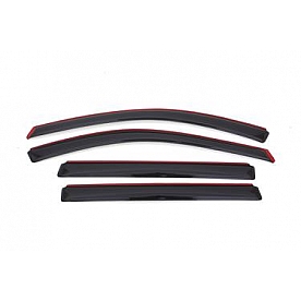 Auto Ventshade (AVS) Rainguard - Smoke Acrylic Set Of 4 - 194479