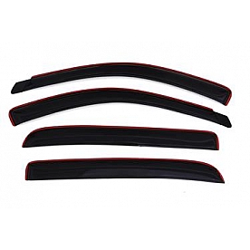 Auto Ventshade (AVS) Rainguard - Smoke Acrylic Set Of 4 - 194845