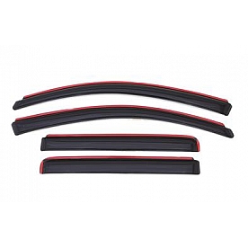 Auto Ventshade (AVS) Rainguard - Smoke Acrylic Set Of 4 - 194858