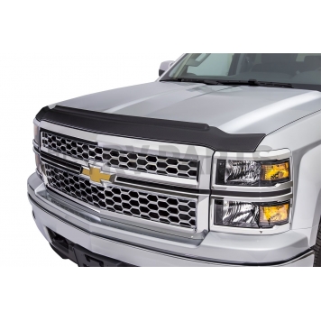 Auto Ventshade Bug Shield - Thermoplastic Olefin (TPO) Black Textured Matte - 436060