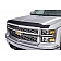 Auto Ventshade Bug Shield - Thermoplastic Olefin (TPO) Black Textured Matte - 436060