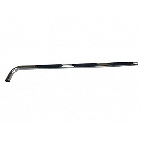 TrailFX Nerf Bar - Truck Wheel to Wheel Stainless Steel Round 3 Inch - 3030377991