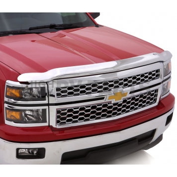 Auto Ventshade Bug Shield - Acrylic Silver Chrome Plated - 622181-1