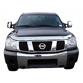 Auto Ventshade Bug Shield - ABS Thermoplastic Chrome Plated - 680402