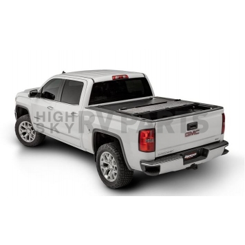 UnderCover Tonneau Cover Hard Folding Black Matte Aluminum - UX22023-1