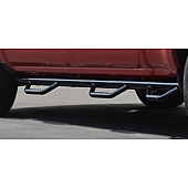 TrailFX Nerf Bar - Truck Wheel to Wheel Steel Round 3 Inch - A3343