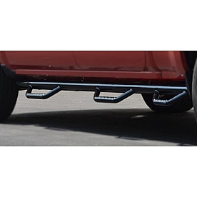TrailFX Nerf Bar - Truck Wheel to Wheel Steel Round 3 Inch - A3343