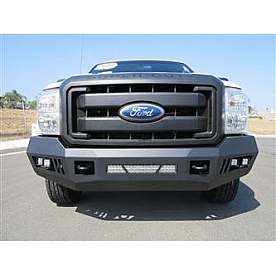 TrailFX TFX Front HD Bumper 1-Piece Design Steel Titanium Black - FHDNW006TI