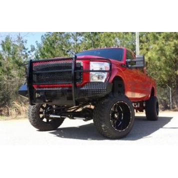 TrailFX TFX Winch Mount Bumper 1-Piece Design Steel Black - FX4022