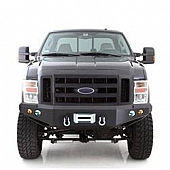 Smittybilt Bumper M1 Series 1-Piece Design Steel Black - 612830