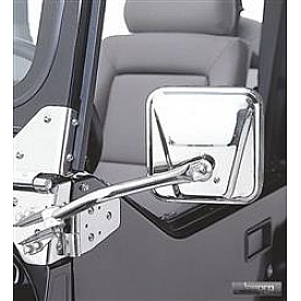 Smittybilt Exterior Mirror Manual Rectangular Set Of 2 - 7417