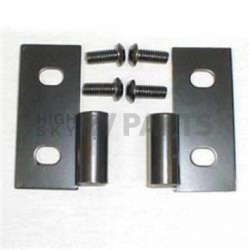 Smittybilt Door Hinge - Half Lower Body Steel Black - 7607