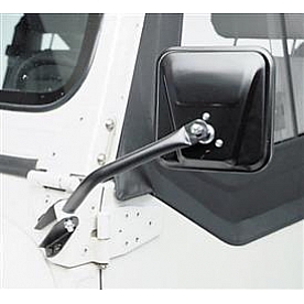 Smittybilt Exterior Mirror Manual Rectangular Set Of 2 - 7617