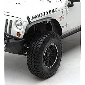 Smittybilt Fender Flare - Black Textured Steel Set Of 4 - 76837